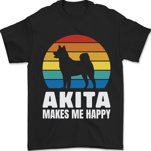 Shirt uomo akita makes me - t-shirt,