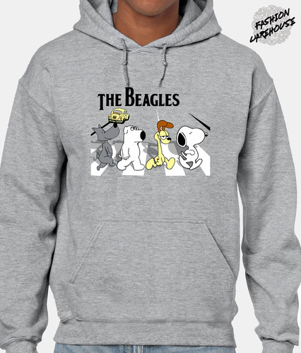 Felpa con cappuccio beagles - con,