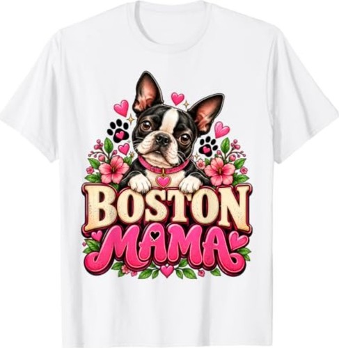 Maglietta boston terrier mamma - boston,