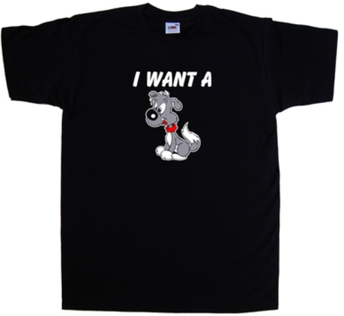 Maglietta divertente want a - maglietta, i