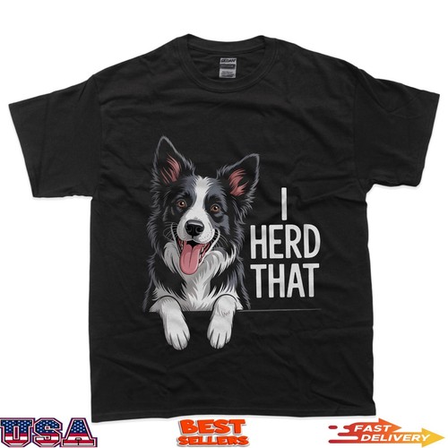 Maglietta funny border collie - funny,