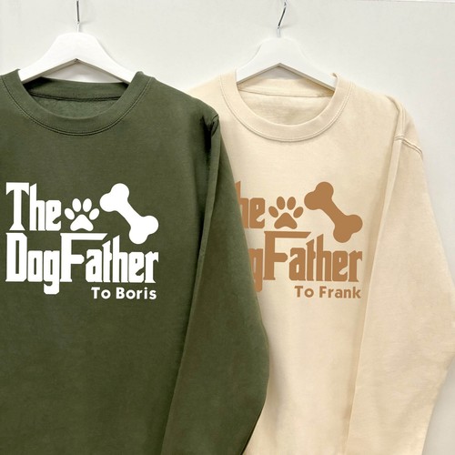 Felpa padre cane maglione - il,